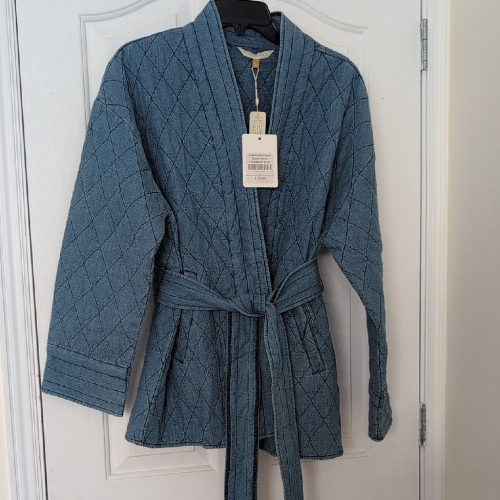 Quilted Blue Jacket